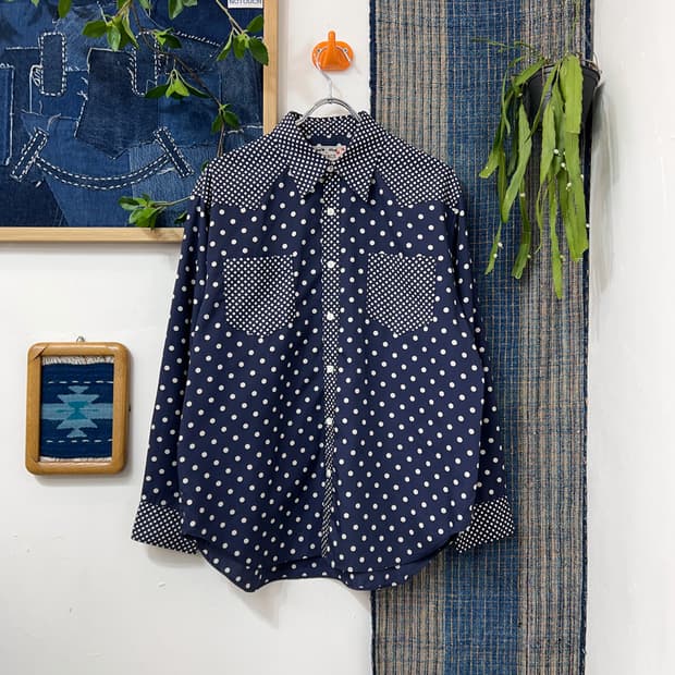 DGRACE    Dot Western Shirt