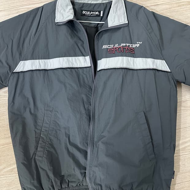 스컬프터 sports logo track jaket
