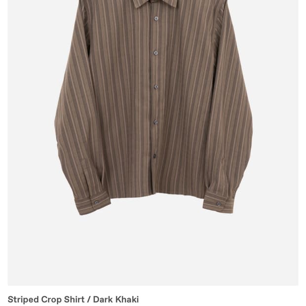 [1]suah 체크 크롭셔츠 