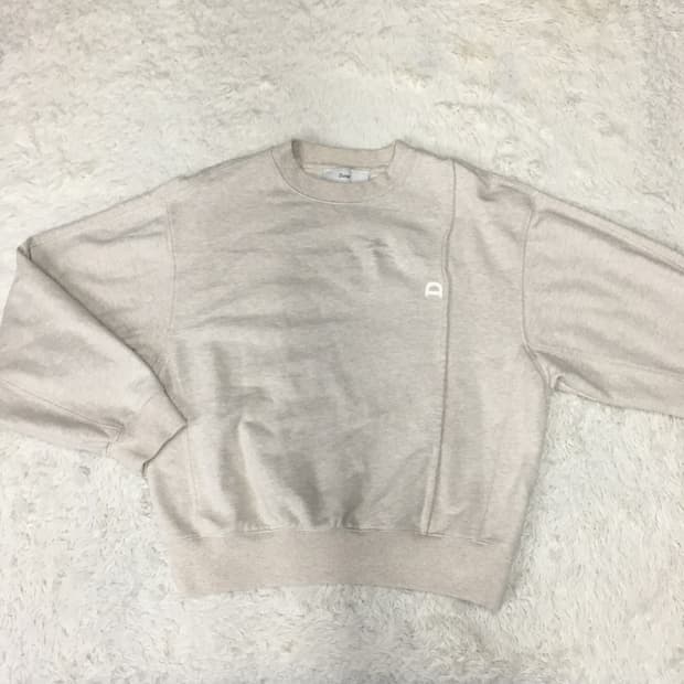 던스트 여성 스몰로고 맨투맨 DD08