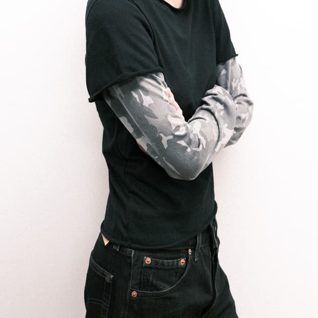 리키 Camou Long Sleeve black 2