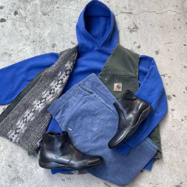 70s~80s Levis Distressed Corduroy Pants