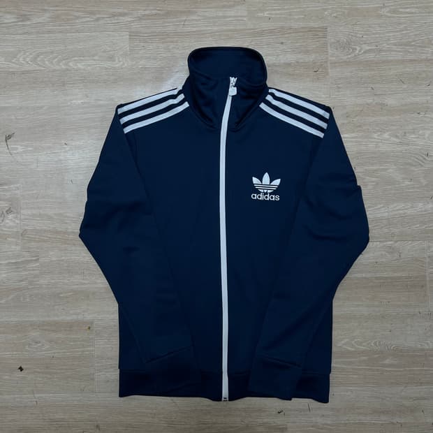 아디다스 여성 사이드라인 유로파 져지 트랙탑 자켓 [네이비] S/90