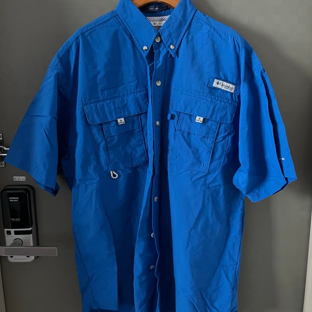 콜럼비아 pfg 반팔셔츠