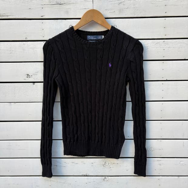 Polo 폴로 케이블 꽈배기 니트
