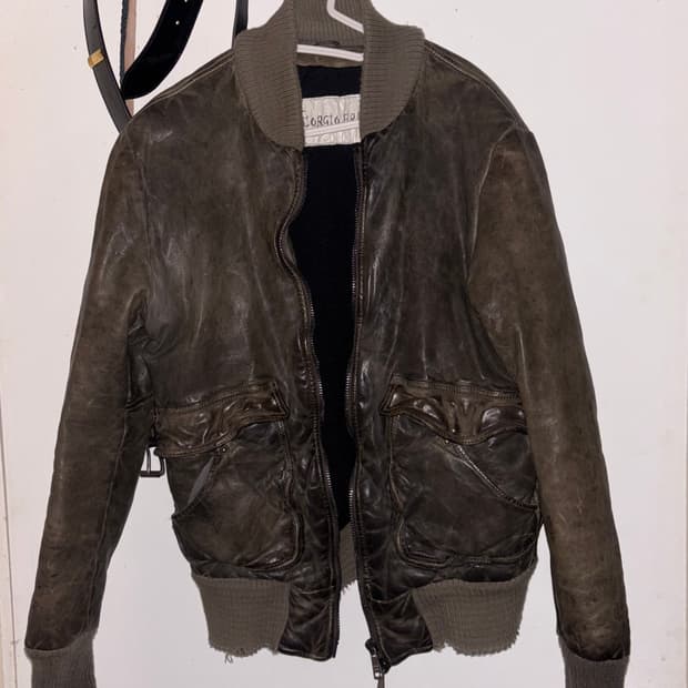 조르지오 브라토 아티잔 레더 봄버 48