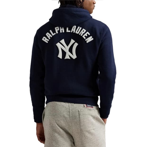 폴로 mlb 네이비 후드 L사이즈