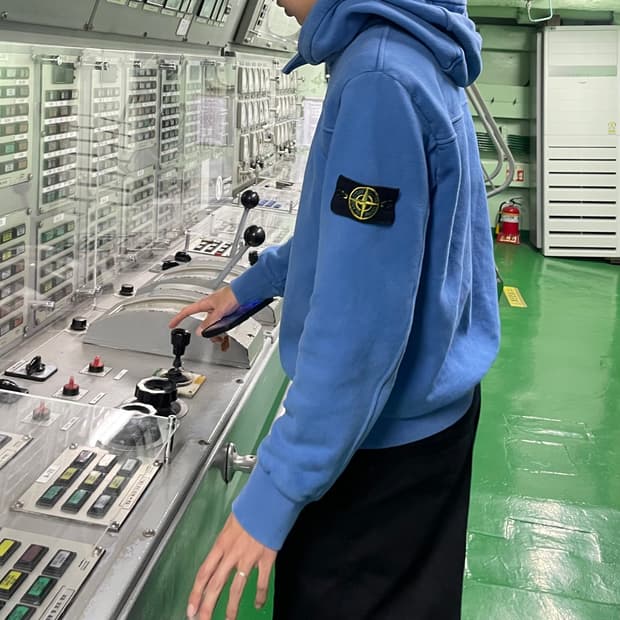 90s 스톤아일랜드 아카이브 스카이 후드