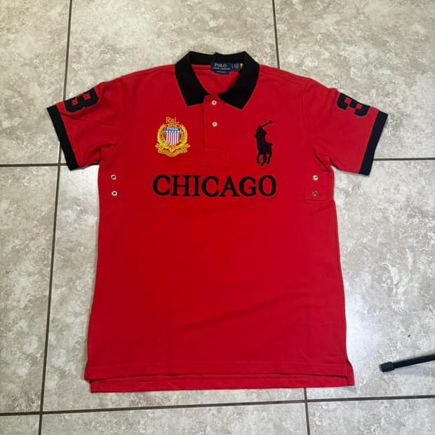 폴로 랄프 로렌 시카고 빅포니 반팔 카라티
