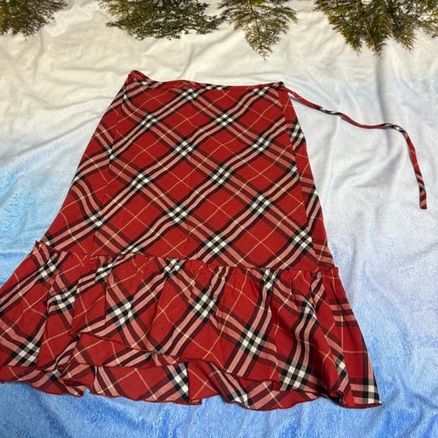 버버리 랩스커트