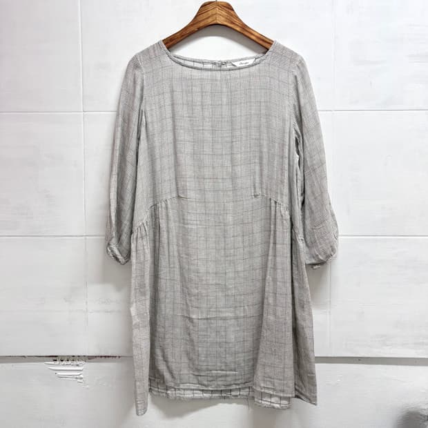 OSCOPE 체크 셔링 모리걸 미니 원피스 JPN