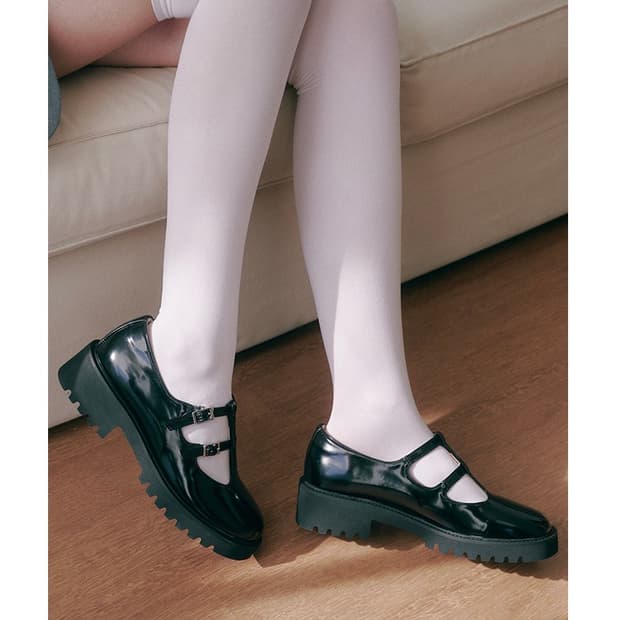 ~1/7) 솔트앤초콜릿 티미 스트랩 로퍼 230