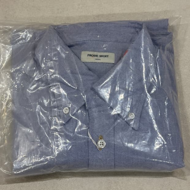 프로드 버튼다운 옥스퍼드 셔츠 블루 XXL(54) 레귤러핏