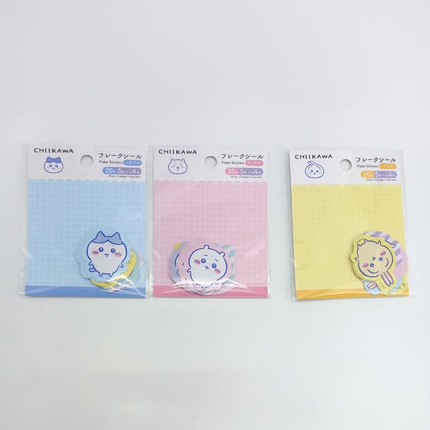 치이카와 먼작귀 우사기 하치와레 스티커 모몽가 쿠리만쥬 랏코