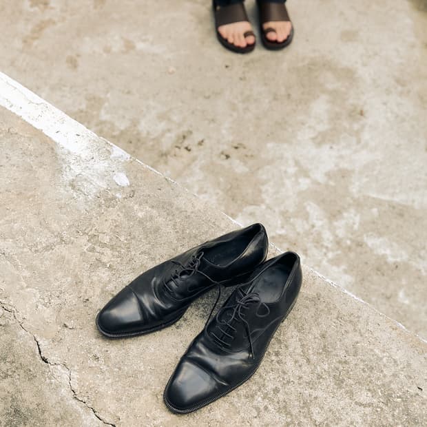 Lace-up Derby Shoes