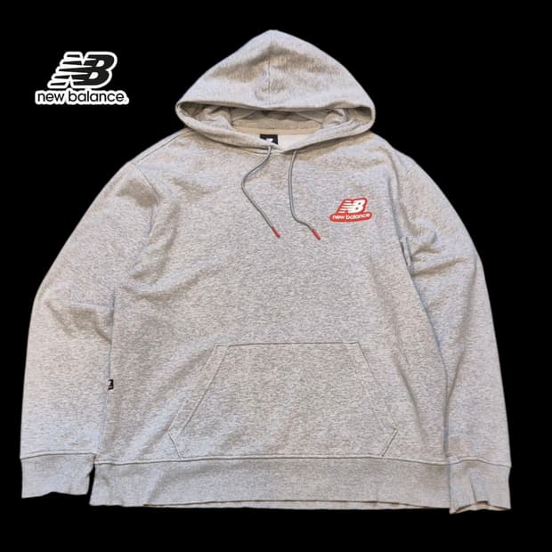 L~XL 뉴발란스 그레이 후드