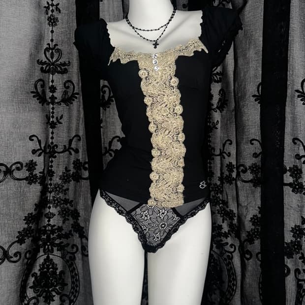 &byP&D black lovely short sleeve