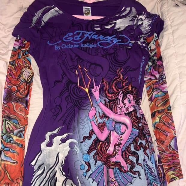 에드하디 크리스찬 오디저 대장 큐빅 롱슬리브