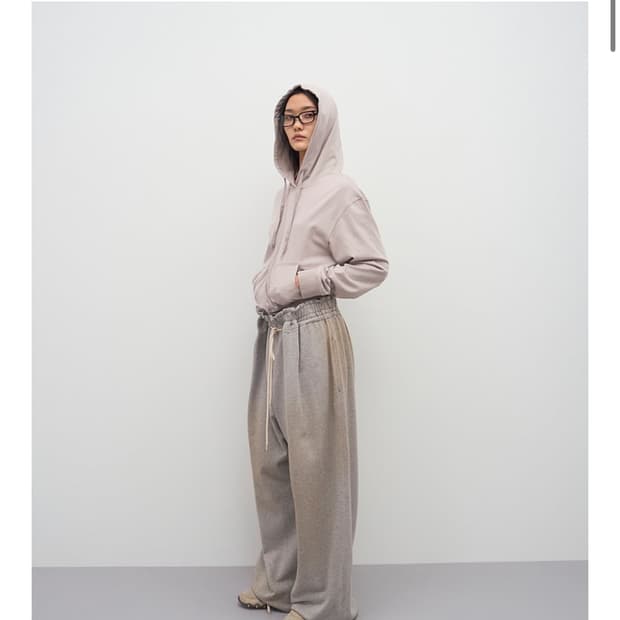Lcdc SPRAY WASHED PLEATS DETAIL 팬츠