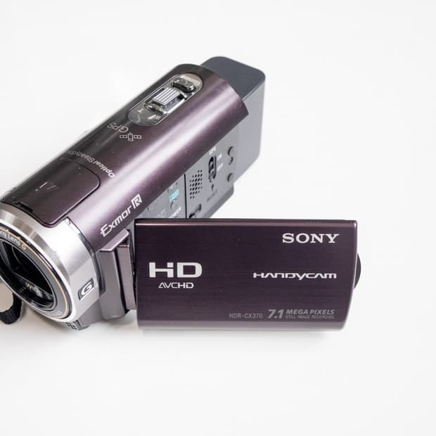 Sony HDR CX370V / 빈티지 디지털 캠코더