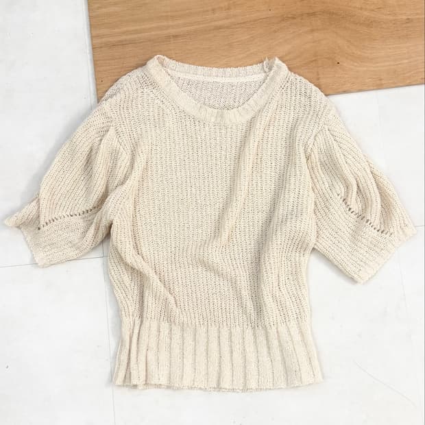Summer knit top