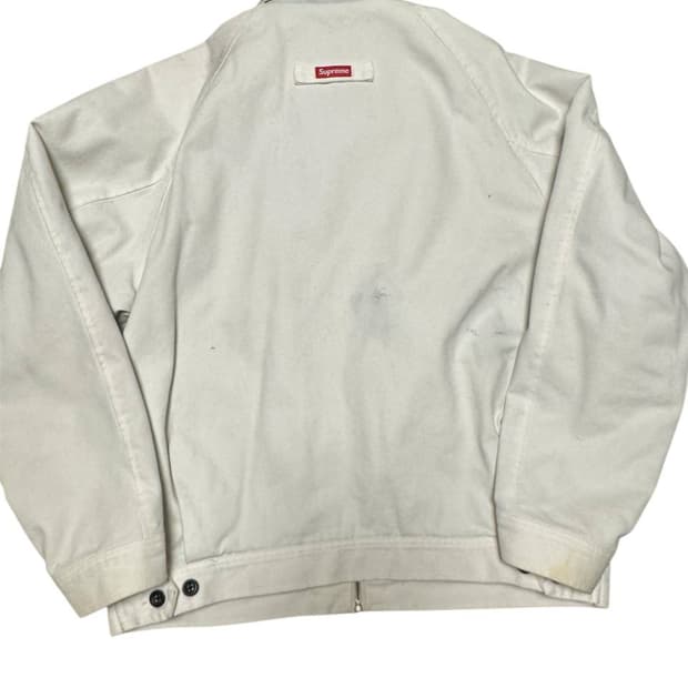 Supreme Leather Collar Work Jacket