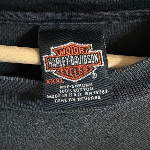 빈티지 할리데이비슨 반팔 티셔츠 3XL