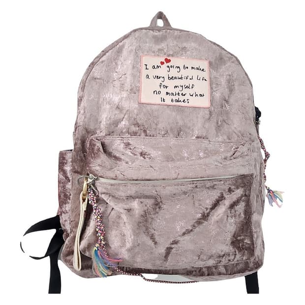 ENTRE REVES 벨벳 백팩