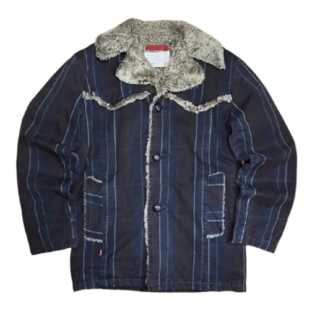 JPN 00s 리바이스 레드룹 웨스턴 쉐르파 코튼 자켓 (M)