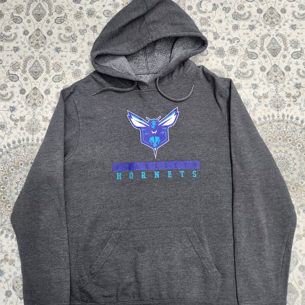 NBA 샬럿 호네츠  후드티 그레이