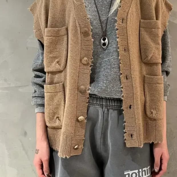 스탠드얼론 캐시미어 베스트