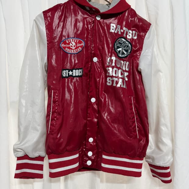 Ba-Tsu Studio Hoodie Red Skull Jacket