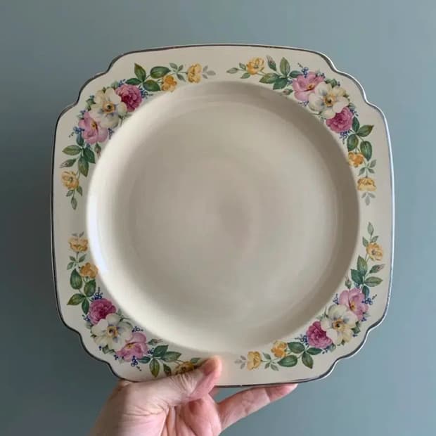 빈티지 사각 플레이트 