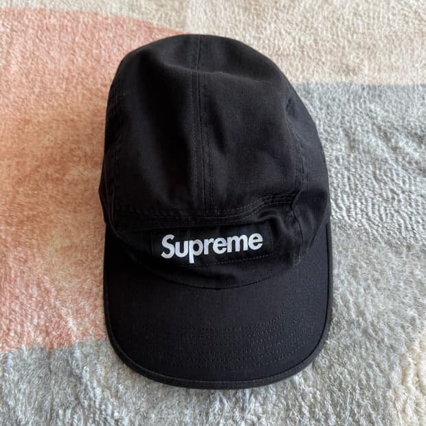 슈프림 캠프캡 블랙