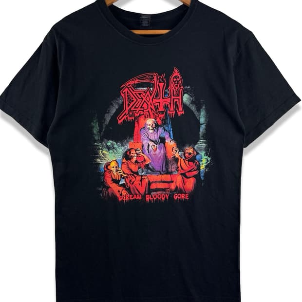 DEATH Scream Bloody Gore 헤비메탈 티셔츠4343