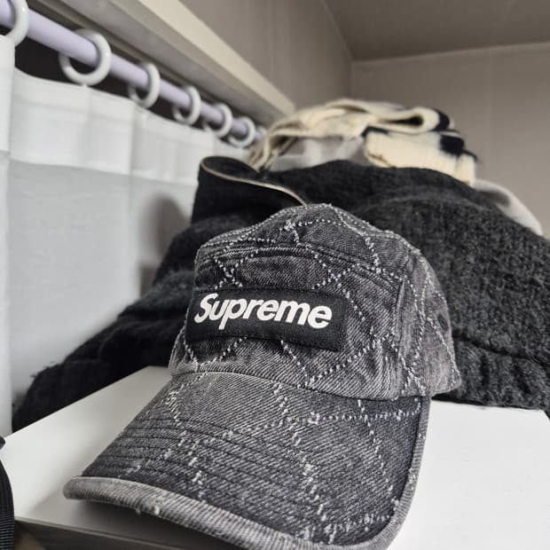 슈프림 23FW 데님 캠프캡