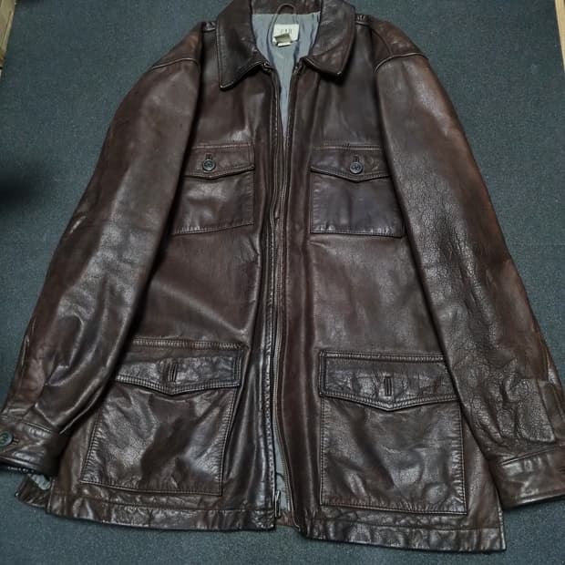 올드갭 4포켓 레더자켓