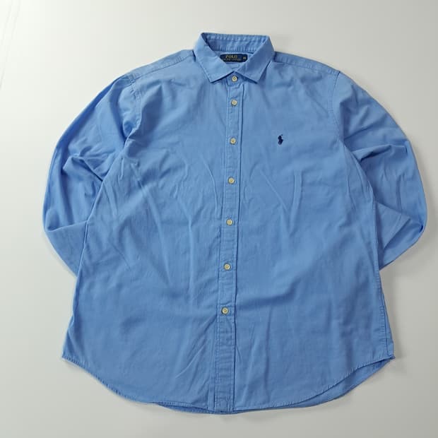 CA340 2XL 폴로 00s 스카이블루 셔츠 남방
