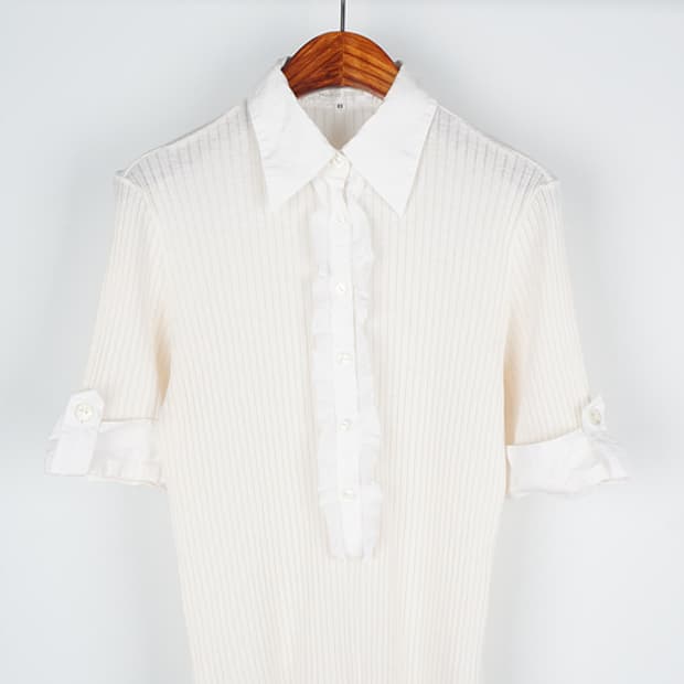 00's YOSHIE INABA ruffle shirt