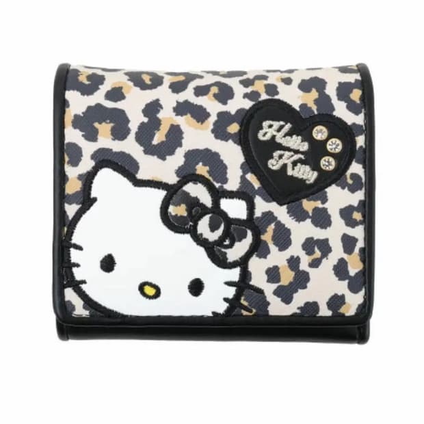 산리오 헬로키티 호피 반지갑