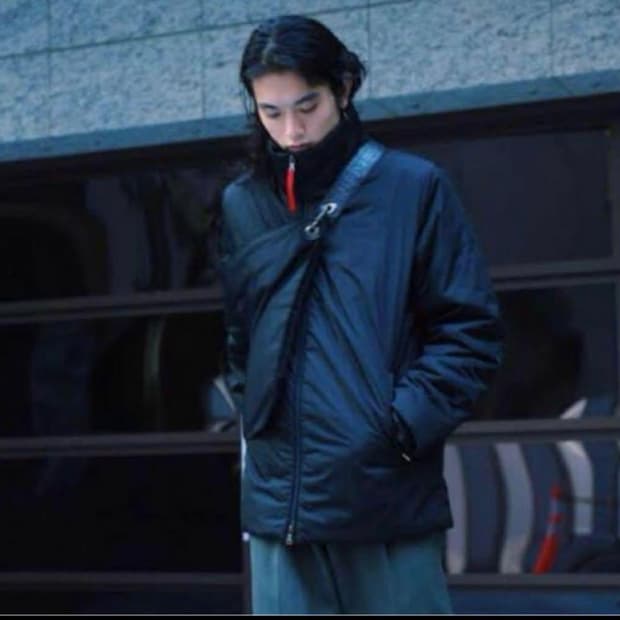 프라다 블랙 다운 자켓 48