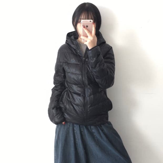 나이키 후드 경량패딩