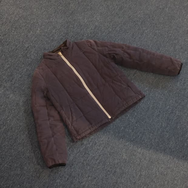 mhl 워싱 집업 자켓