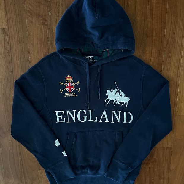 폴로 랄프로렌 빅포니 잉글랜드 후드티