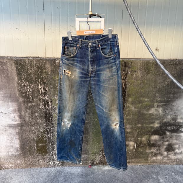 90's 리바이스 빅E 503B 셀비지 데님 팬츠