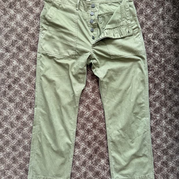 RRL 헤링본 팬츠 31/30