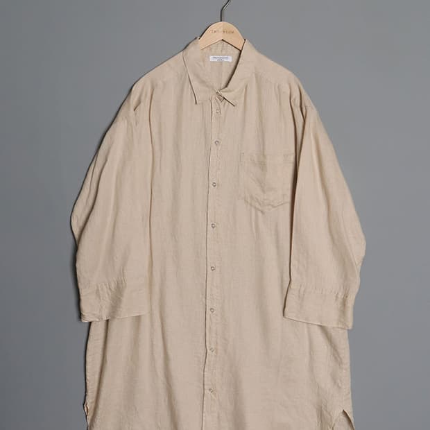 Mila Owen Linen Shirt One-Piece