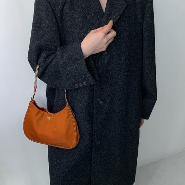 Melange Long Coat