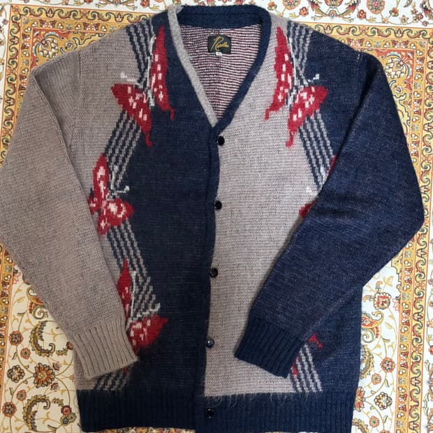 니들스 X 프릭스 스토어 모헤어 빠삐용 가디건