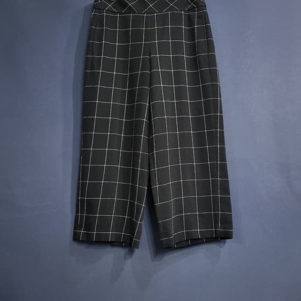 아크리스 푼토 울100% 와이드핏 팬츠